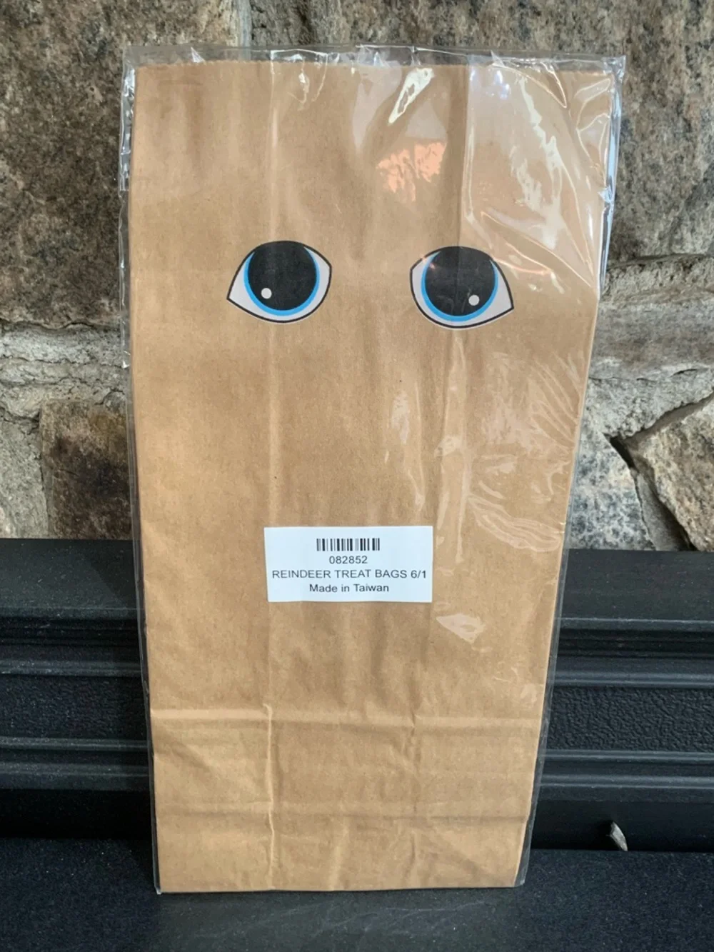Rudolph the Red-Nosed Reindeer Christmas Treat Paper Bags Kids Crafts Lot of Six